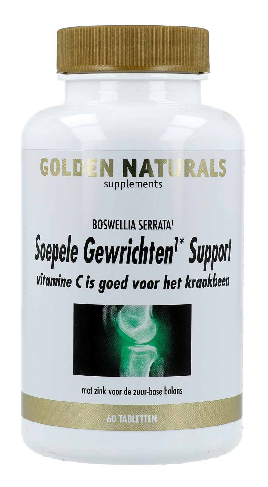 Golden Naturals Soepele Gewrichten Support Tabletten (60 tabletten)