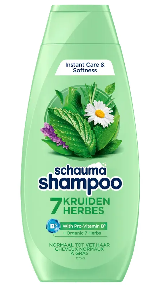 Schauma Shampoo 7 Kruiden Normaal tot Vet Haar (400 ml)