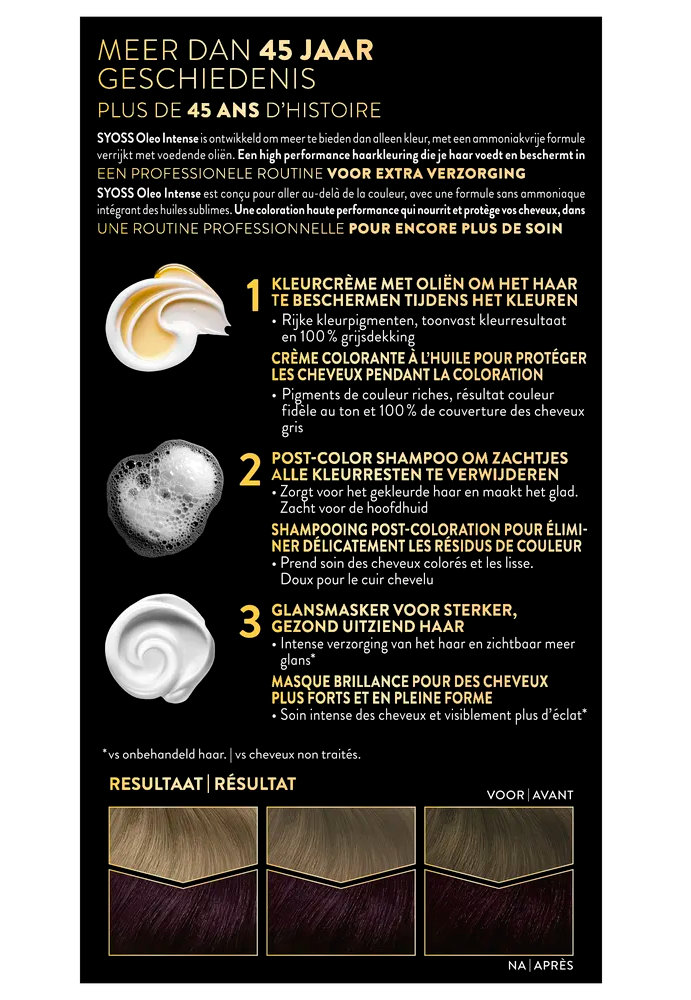 Syoss Oleo Intense 3-33 Aubergine Intens (1 stuk)