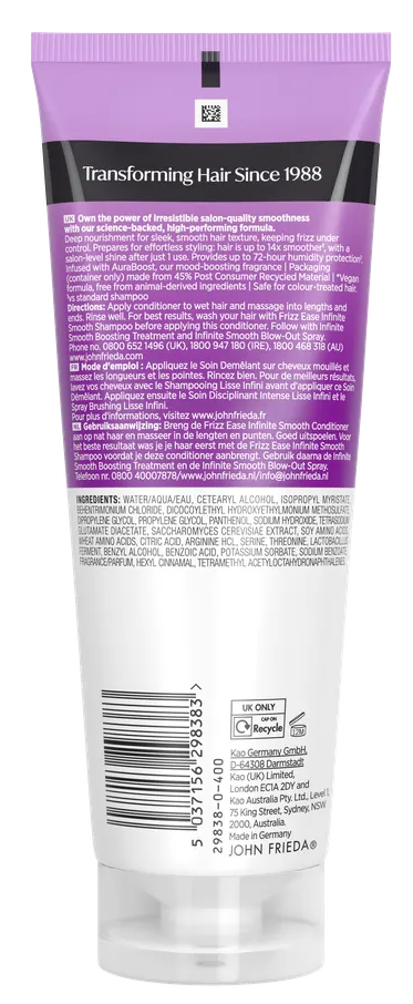 John Frieda Frizz Ease Infinite Smooth Conditioner (250 ml)