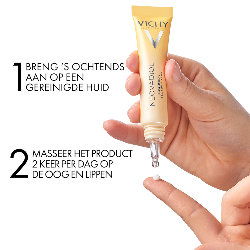 Vichy Neovadiol Multi-verbeterende Oogcrème en Lipverzorging - voor Tijdens en na de Overgang (15 ml) - image 4