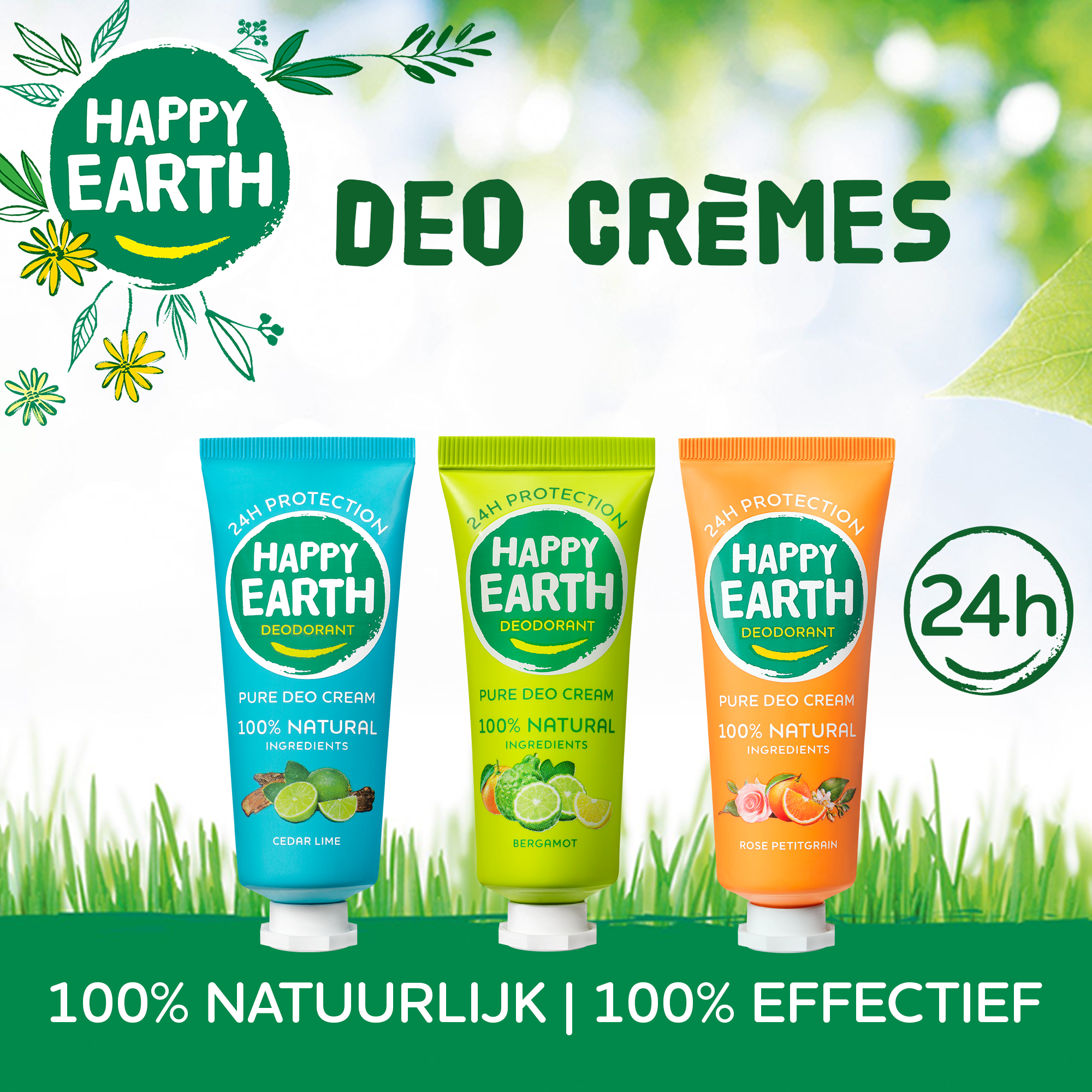 Happy Earth Pure Deodorantcreme Cedar (40 ml) - image 5