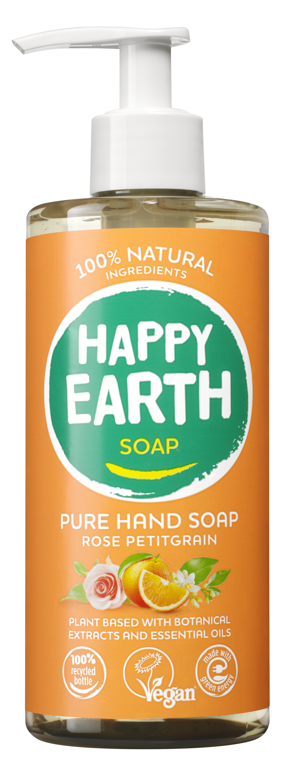 Happy Earth Pure Handzeep Rose (300 ml)