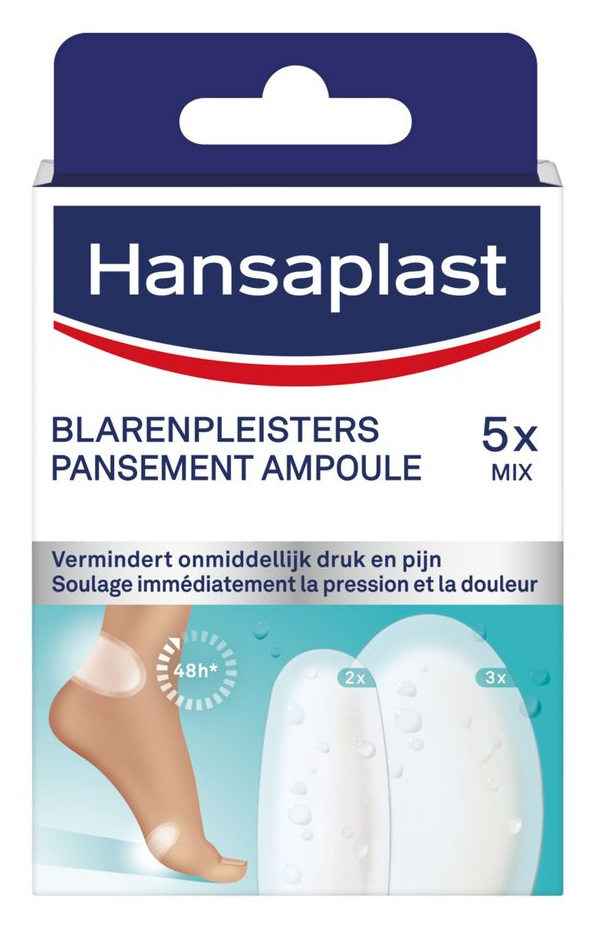 Hansaplast Blaarpleisters Sos Mix Pack (5 stuks)