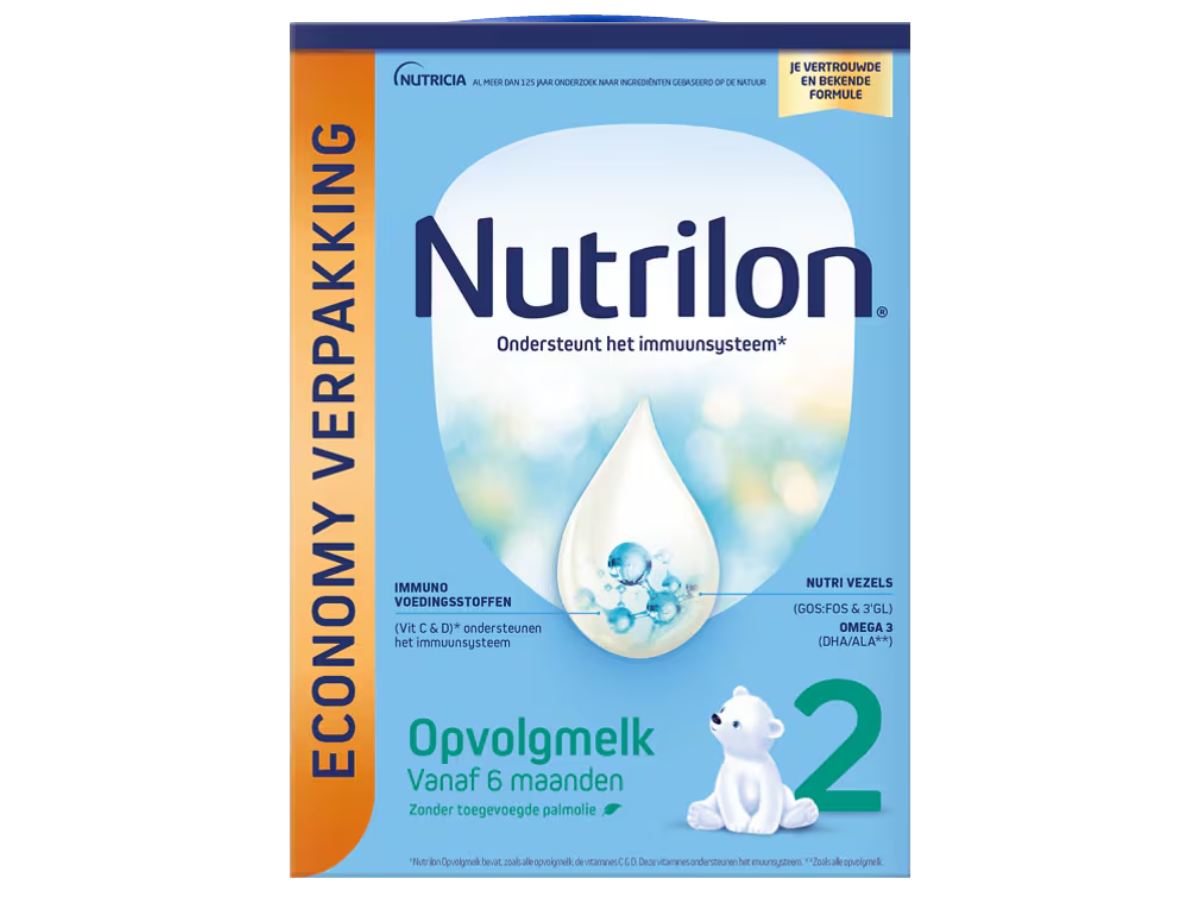 Nutrilon opvolgmelk 2 600g (Bag in box) – NL