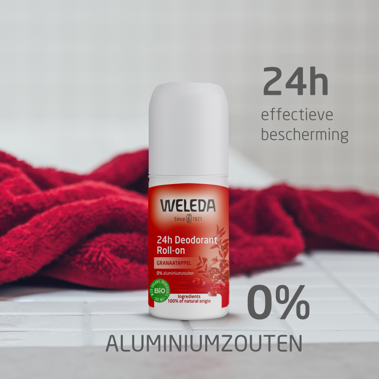 WELEDA granaatappel 24h roll on deodorant (50 ml)
