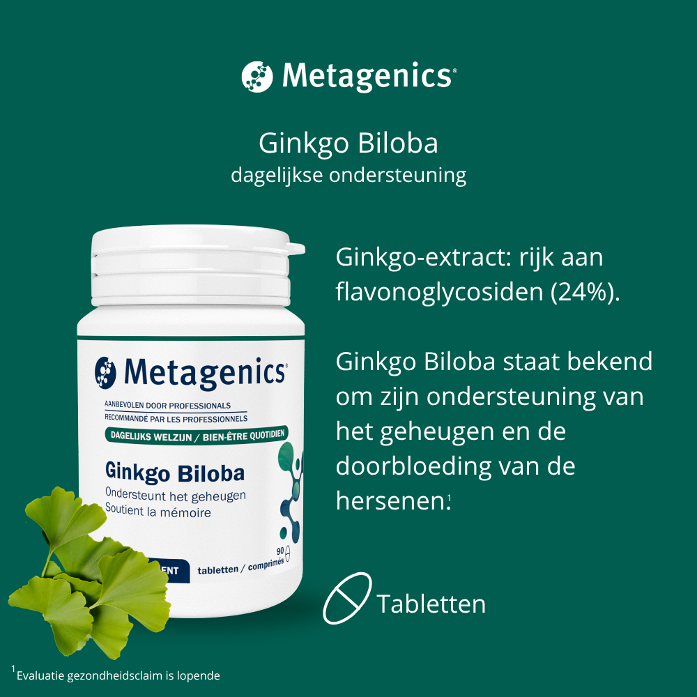 Metagenics Ginkgo Biloba (90 tabletten) - image 2