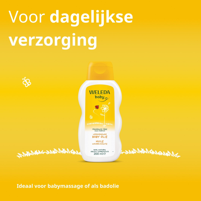 WELEDA Calendula baby verzorgende olie (200 ml) - image 2