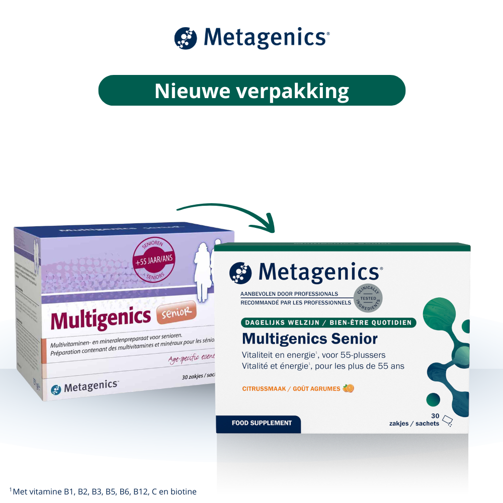 Metagenics MultiGenics Senior (30 zakjes)