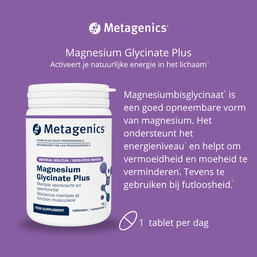 Metagenics Magnesium Glycinate Plus (90 tabletten) - image 2