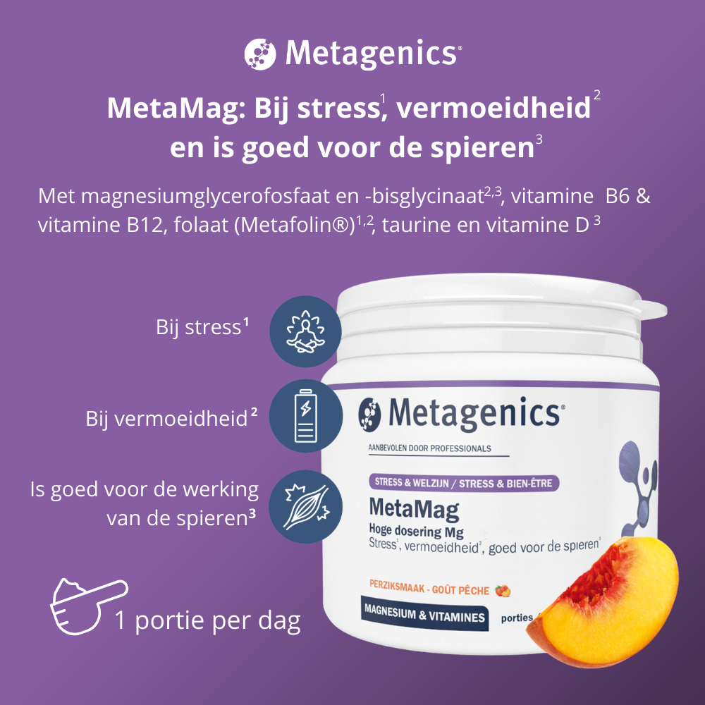 Metagenics MetaMag Perzik NF (227 gr) - image 2