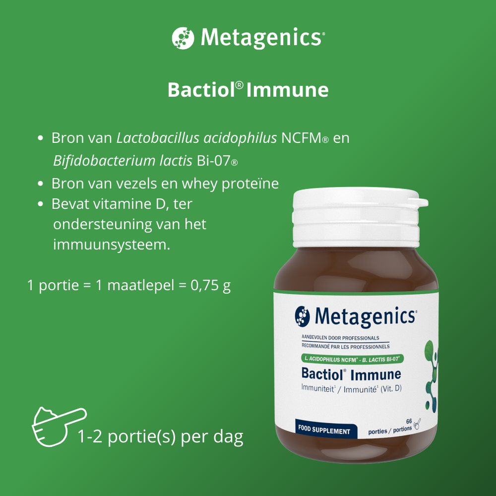 Metagenics Bactiol Immune 66 Porties (50 gr) - image 2