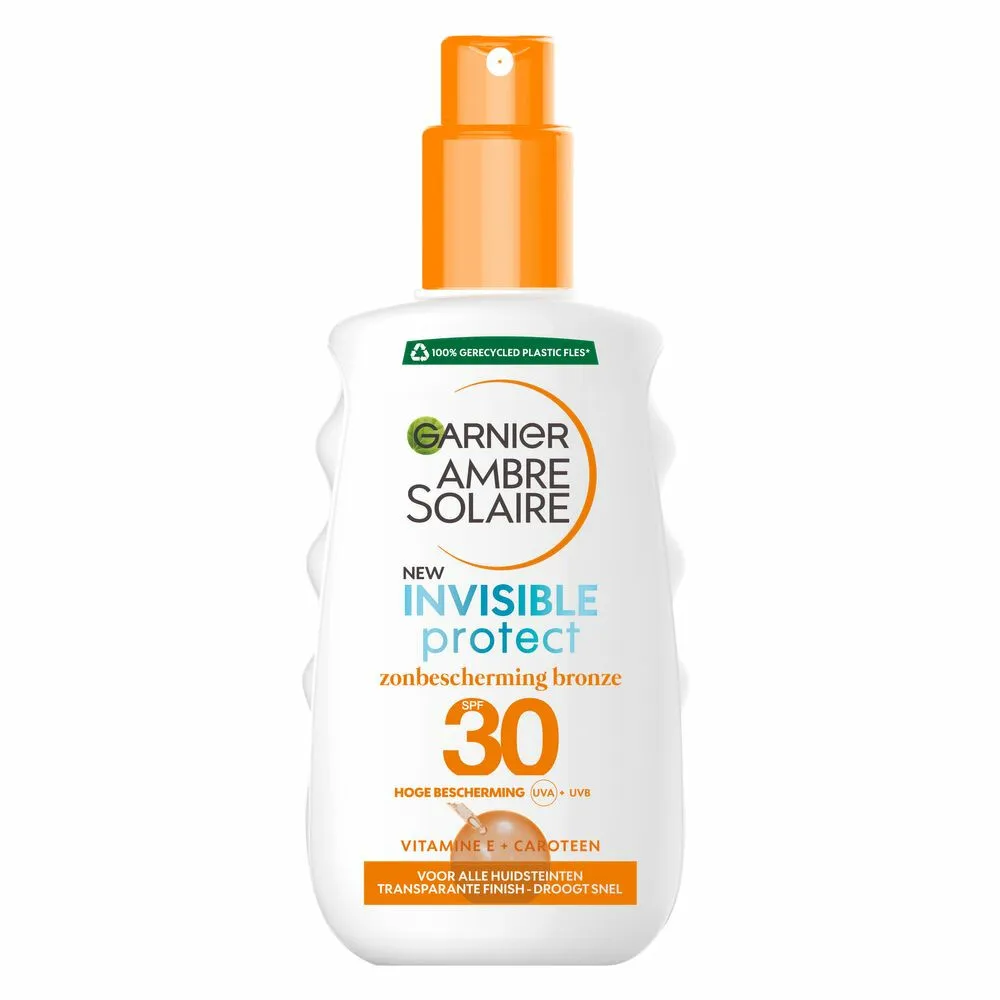 Garnier Ambre Solaire Invisible Protect Transparante Zonnespray SPF30 (200 ml)