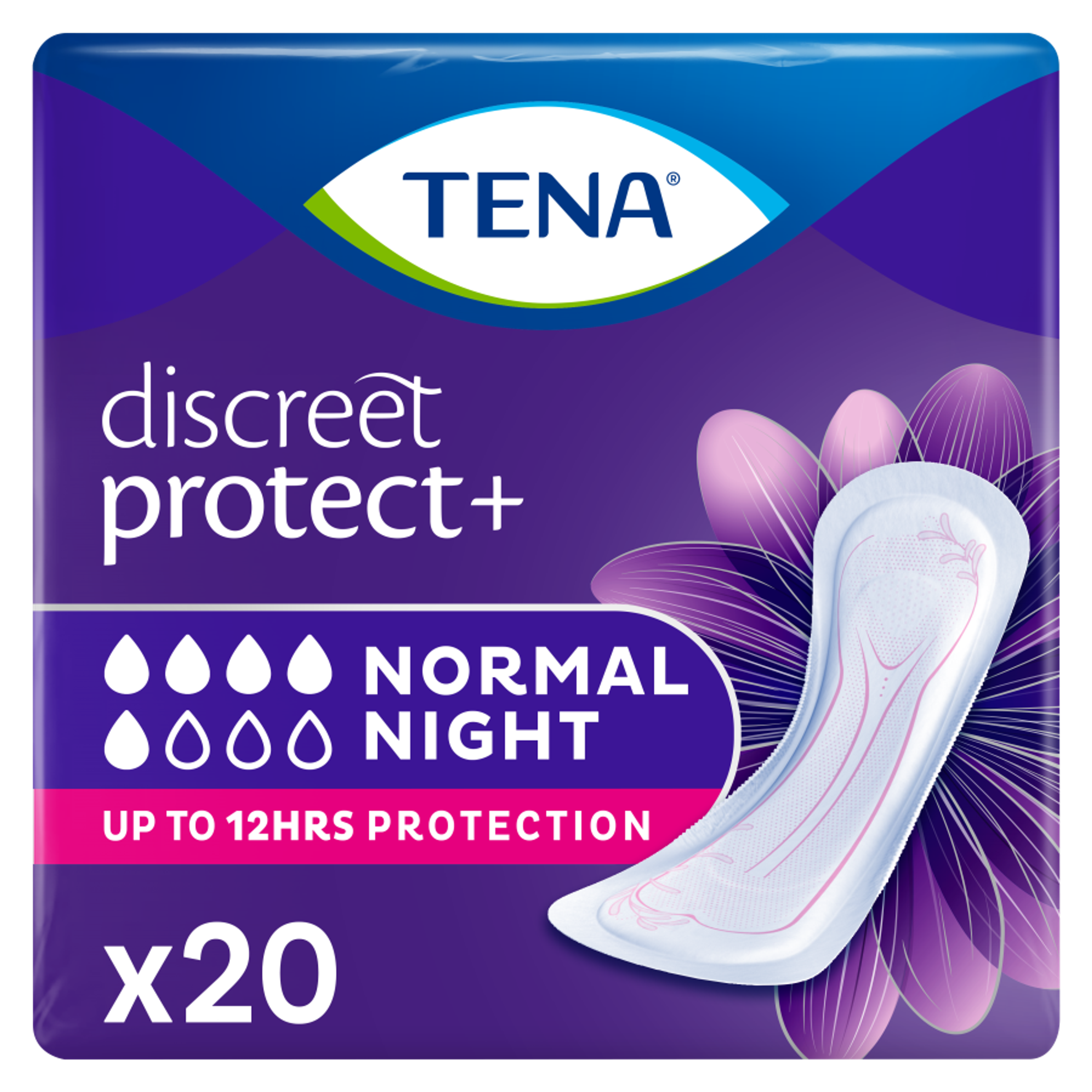 Tena Discreet Normal Night (20 stuks)
