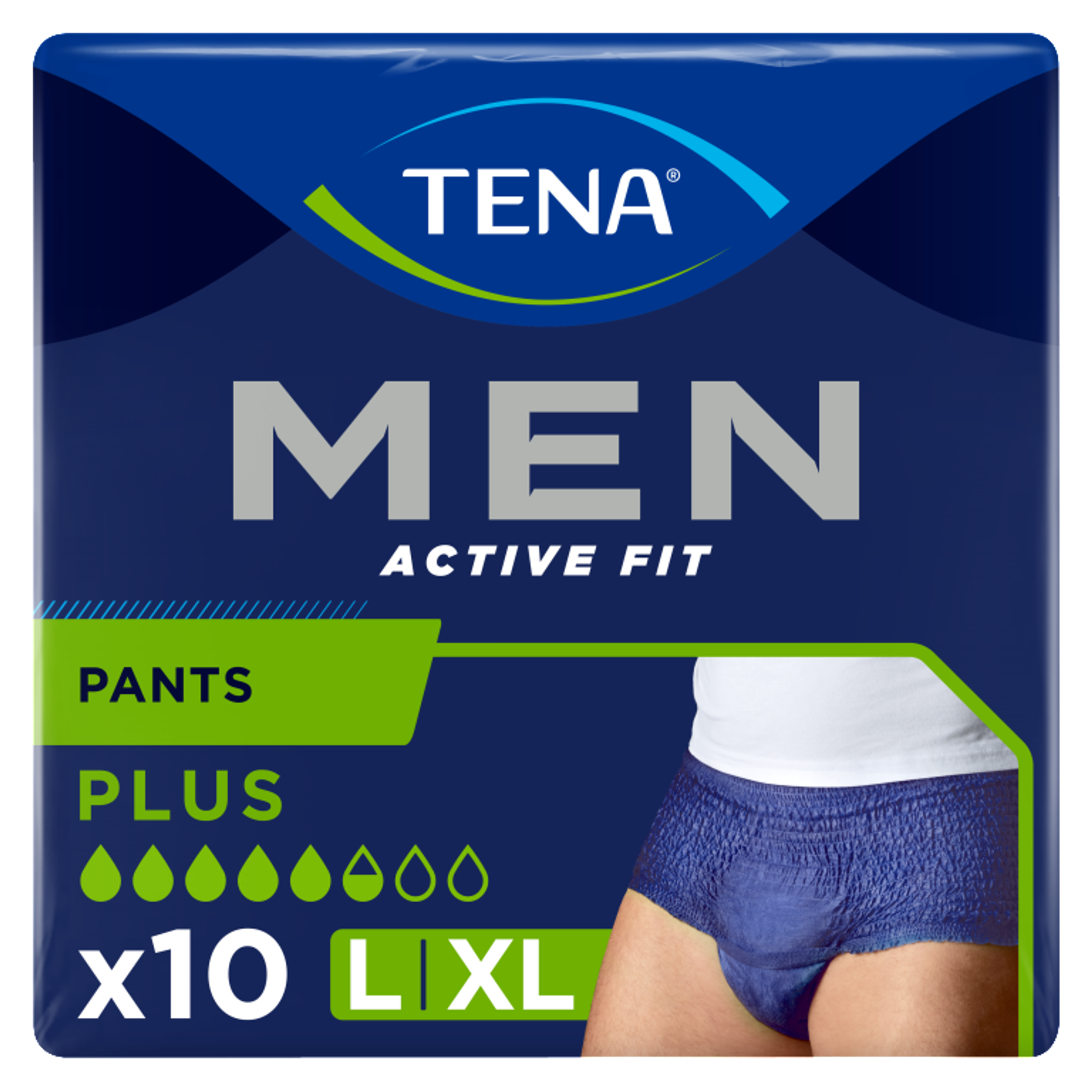 Tena Men Active Fit Plus Large/XL (10 stuks)