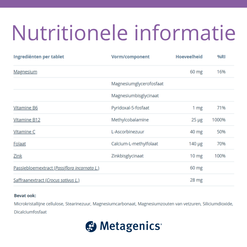 Metagenics MetaRelax Night (60 tabletten) - image 5