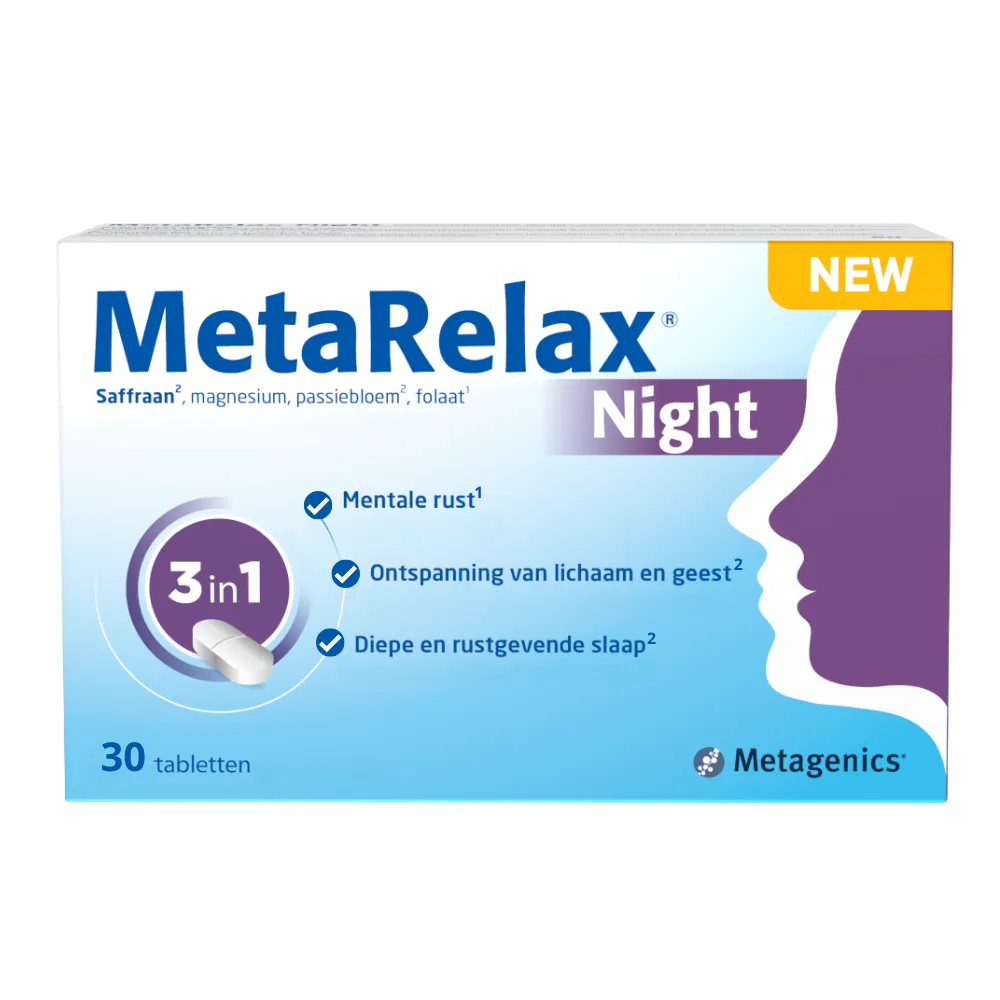 Metagenics MetaRelax Night (30 tabletten)