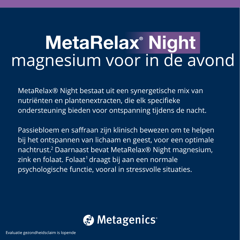 Metagenics MetaRelax Night (30 tabletten) - image 6