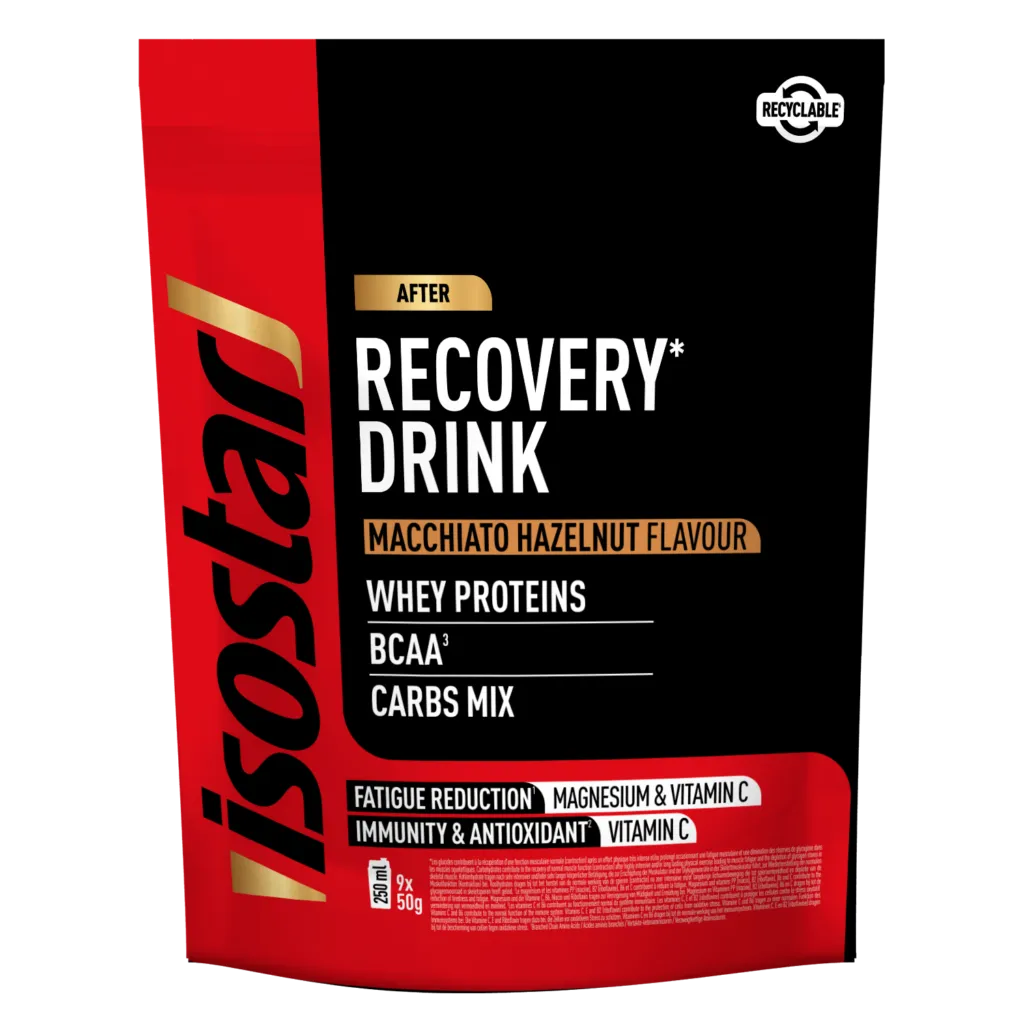 Isostar +3H Recovery Drink Macchiato Hazelnoot (450 gr)