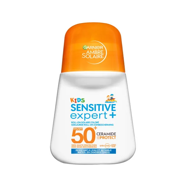 Ambre Solaire Sensitive Expert Kids Gekleurde Roller Spf50+ (50 ml)