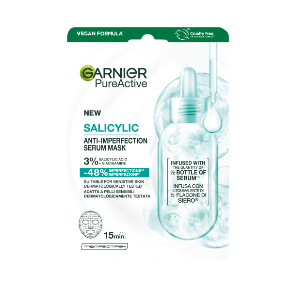 Garnier Pure Active Salicylic Anti-Imperfection Serum Masker (1 stuk)