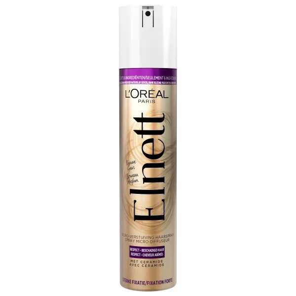 L'Oreal Paris Elnett Shine Haarspray Sterke Fixatie (200 ml)
