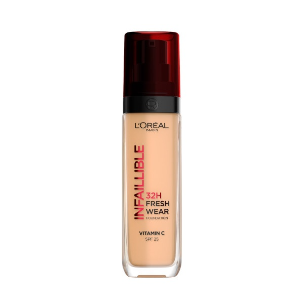 L'Oreal Paris Foundation Infaillible 32Hr Fresh Wear 200 Warm +Spf (1 stuk)