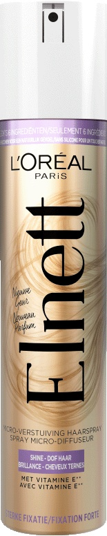 L'Oreal Paris Elnett Shine Haarspray Sterke Fixatie (200 ml)