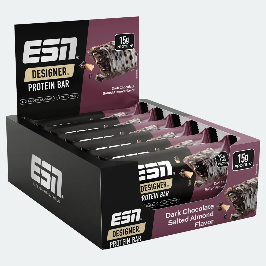 ESN Designer Protein Bar Dark Chocolate Salted Almond (12 x 45 gr)