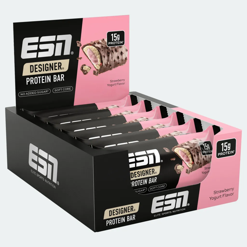 ESN Designer Protein Bar Strawberry Yogurt  (12 x 45 gr)