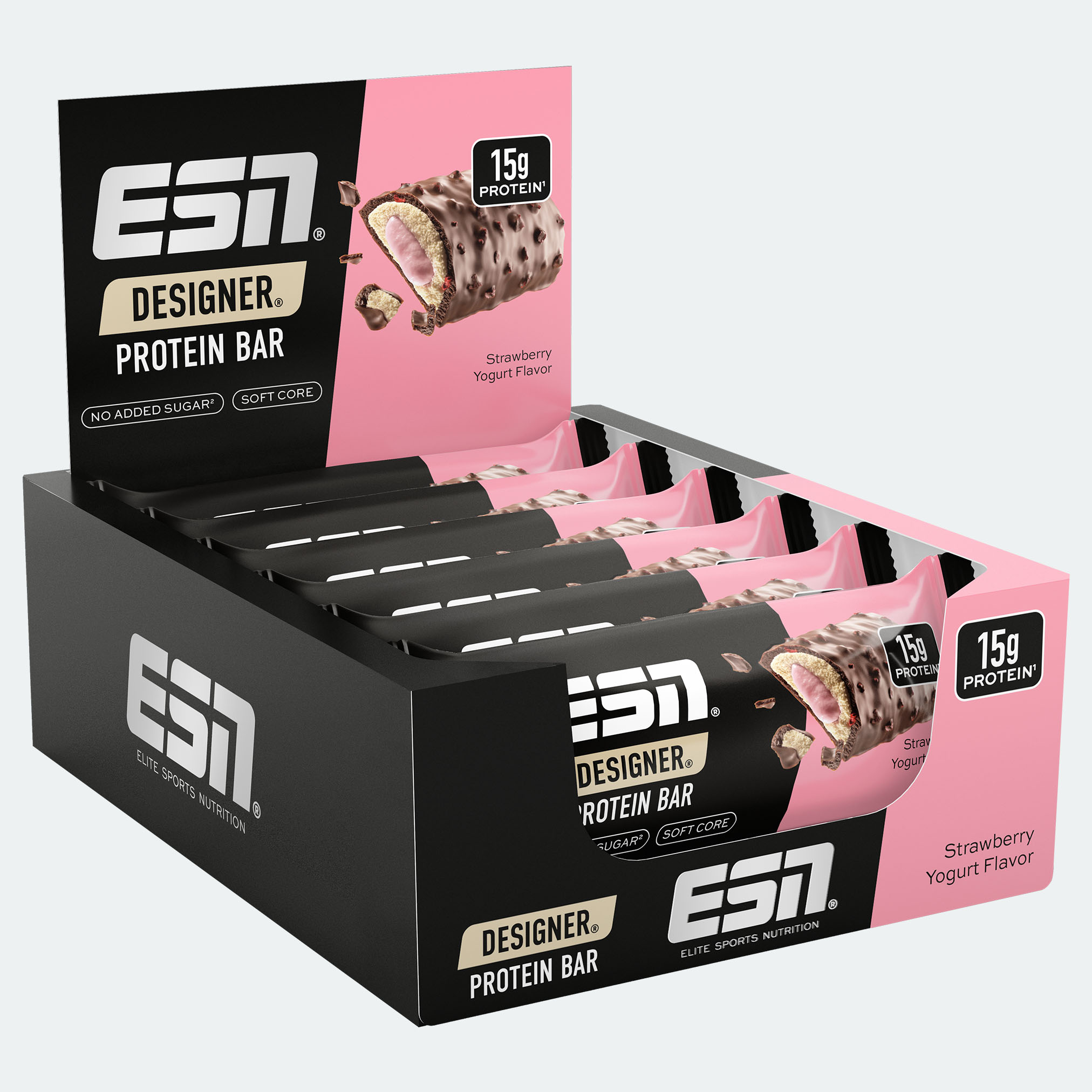 ESN Designer Protein Bar Strawberry Yogurt  (12 x 45 gr)