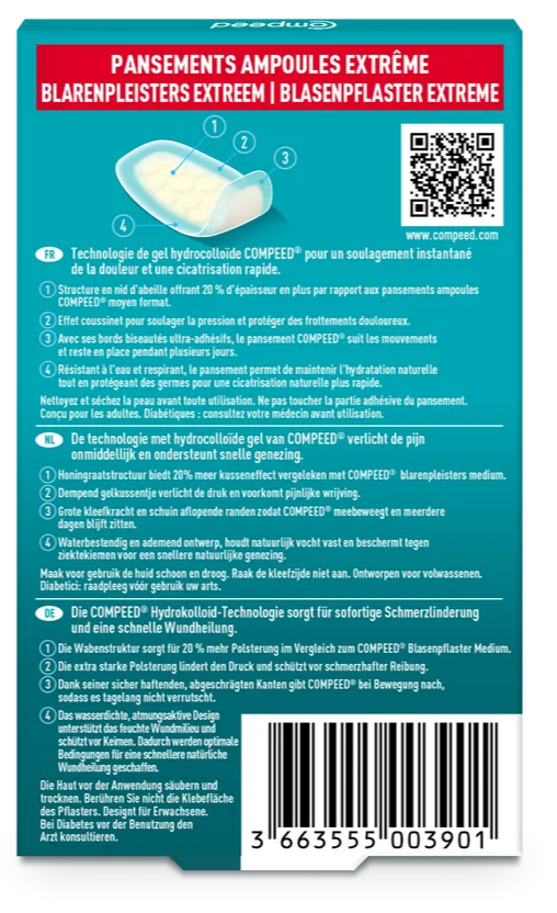 Compeed Blarenpleister Extreem (6 stuks)