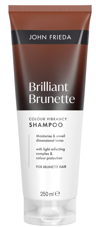 John Frieda Brilliant Brunette Colour Vibrancy Shampoo (250 ml)