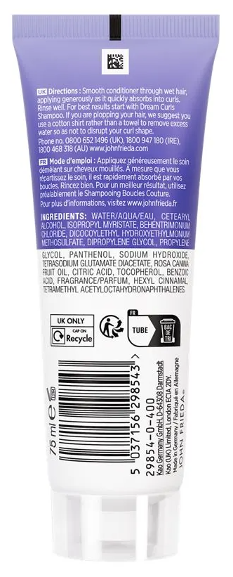 John Frieda Frizz Ease Dream Curls Conditioner (75 ml)