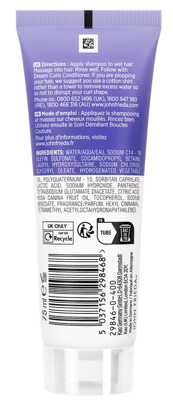 John Frieda Frizz Ease Dream Curls Shampoo (75 ml)