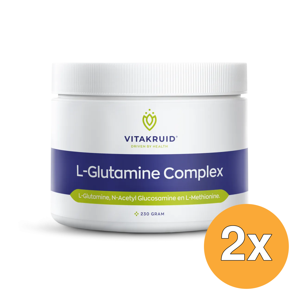 2x Vitakruid L-Glutamine Complex Glucosamine & L-Methionine (230 gr)