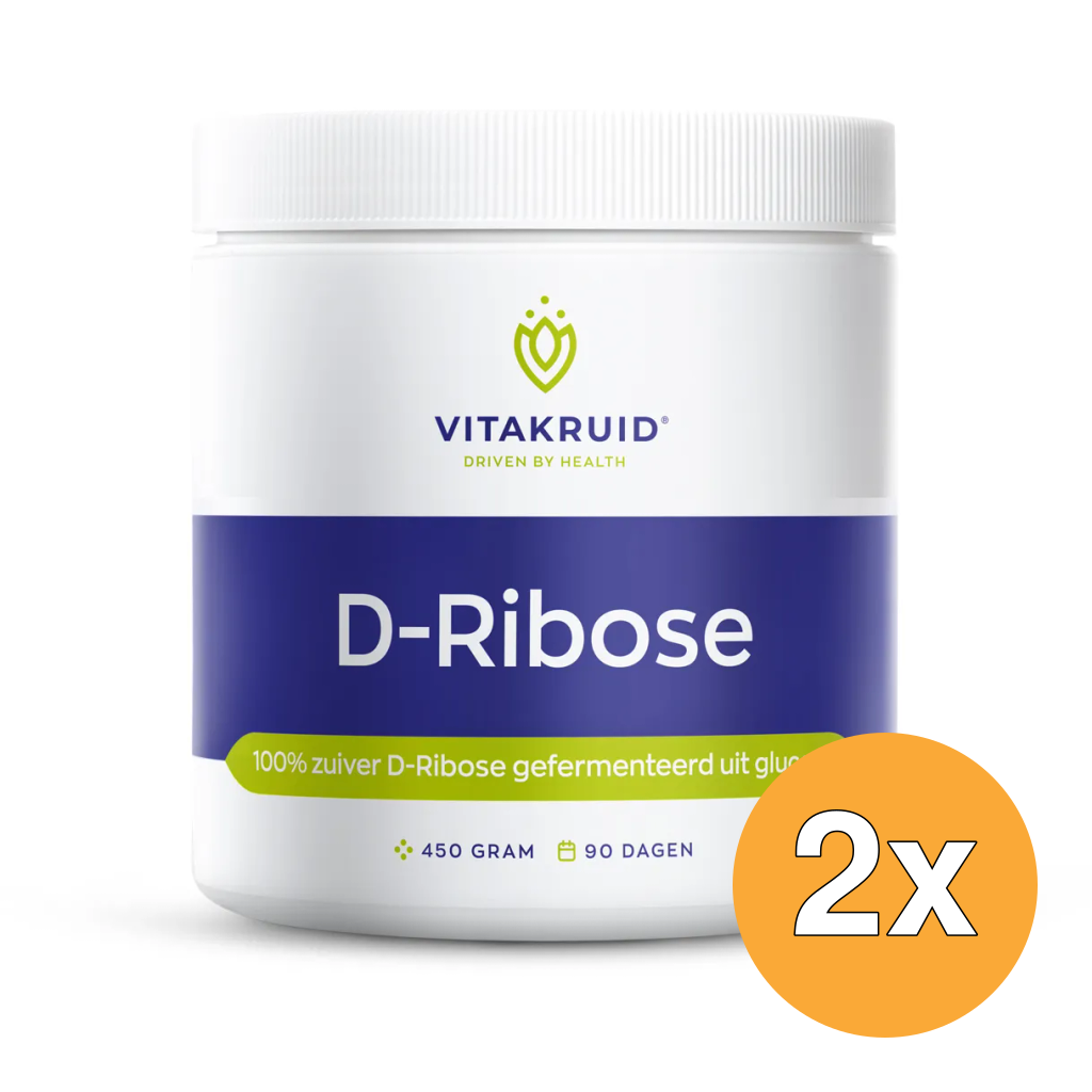 2x Vitakruid D-Ribose (450 gr)