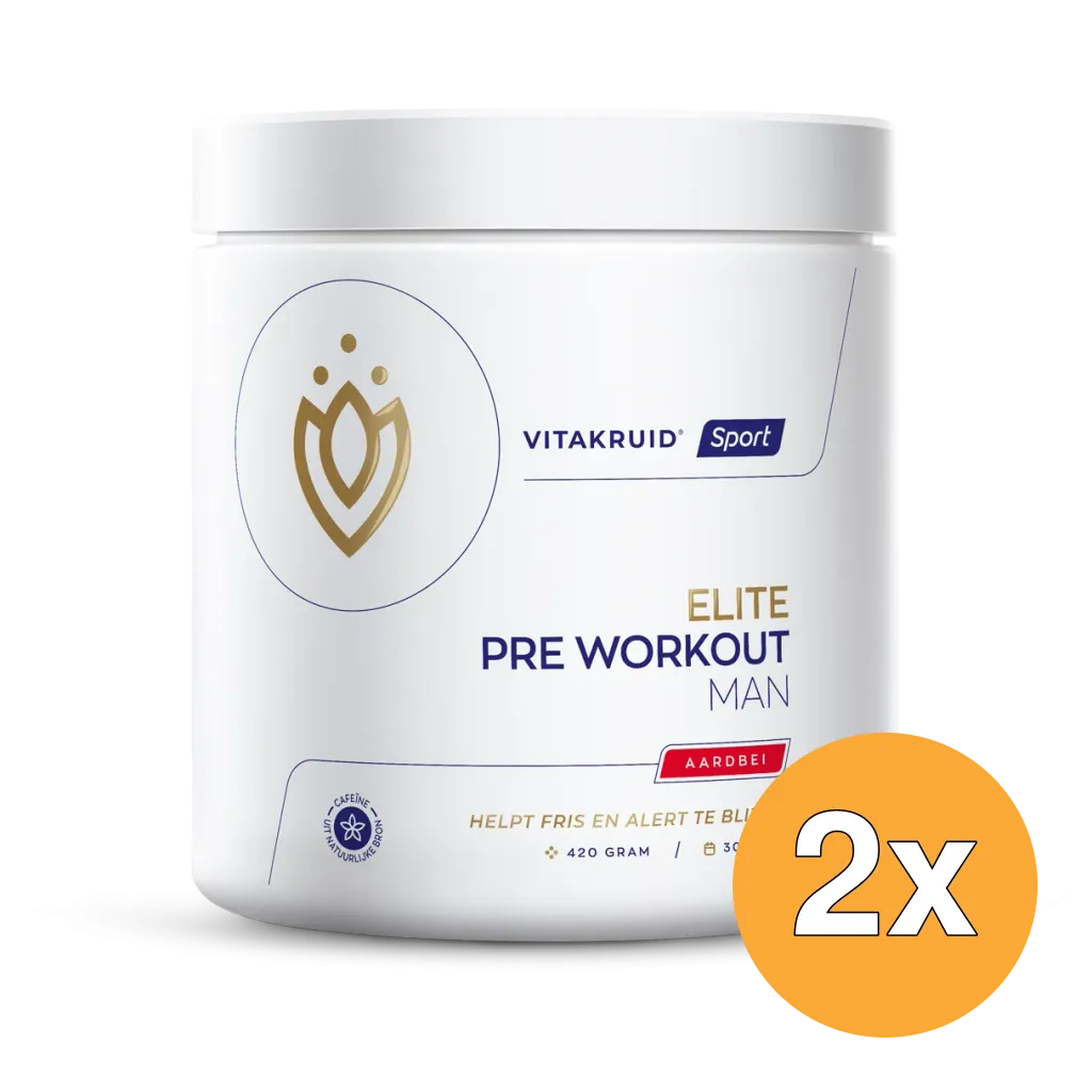 2x Vitakruid Elite Pre Workout Man (420 gr)
