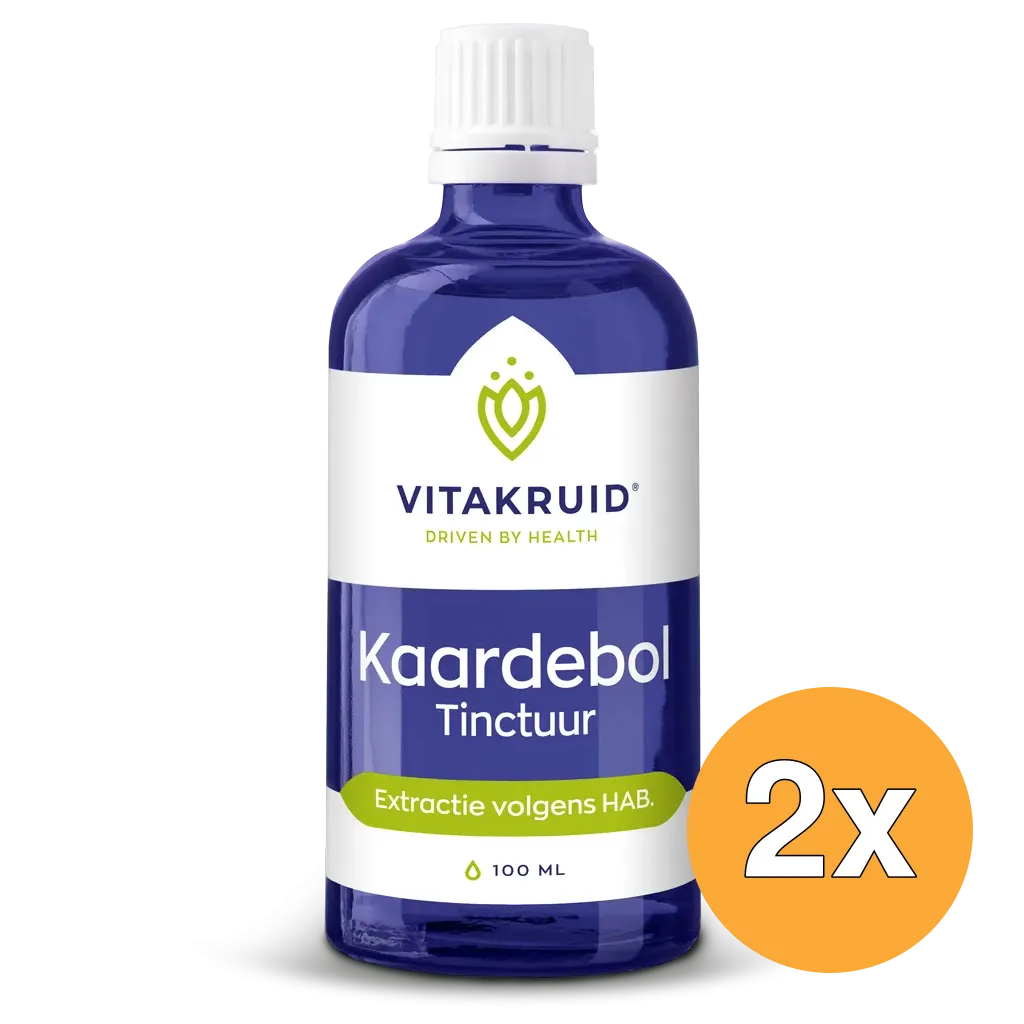 2x Vitakruid Kaardebol Wortel Tinctuur Extractie volgens HAB (100 ml)