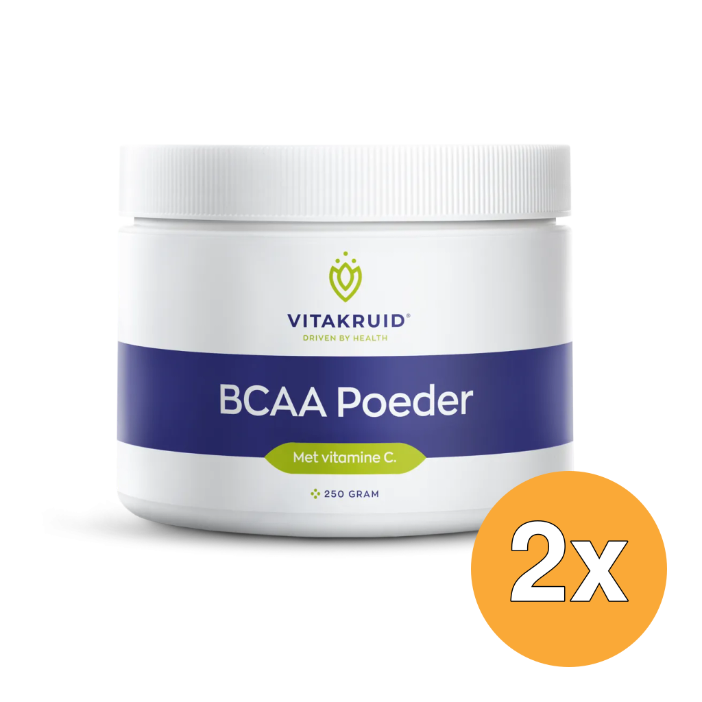 2x Vitakruid Bcaa Poeder (250 gr)