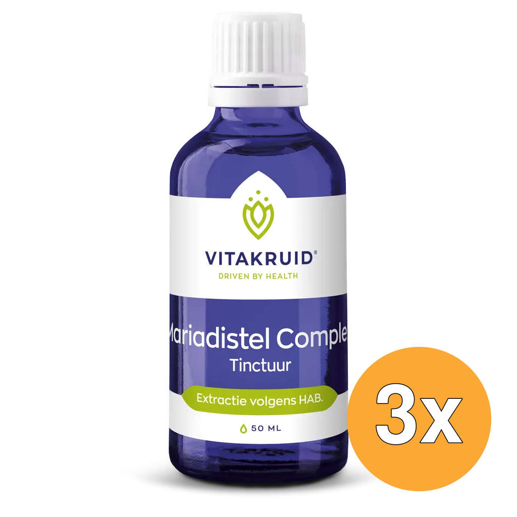 3x Vitakruid Mariadistel Complex Tinctuur (50 ml)