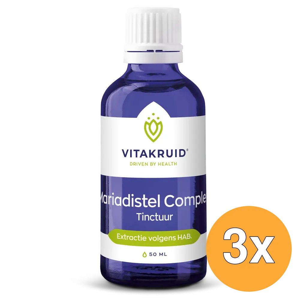 3x Vitakruid Mariadistel Complex Tinctuur (50 ml)