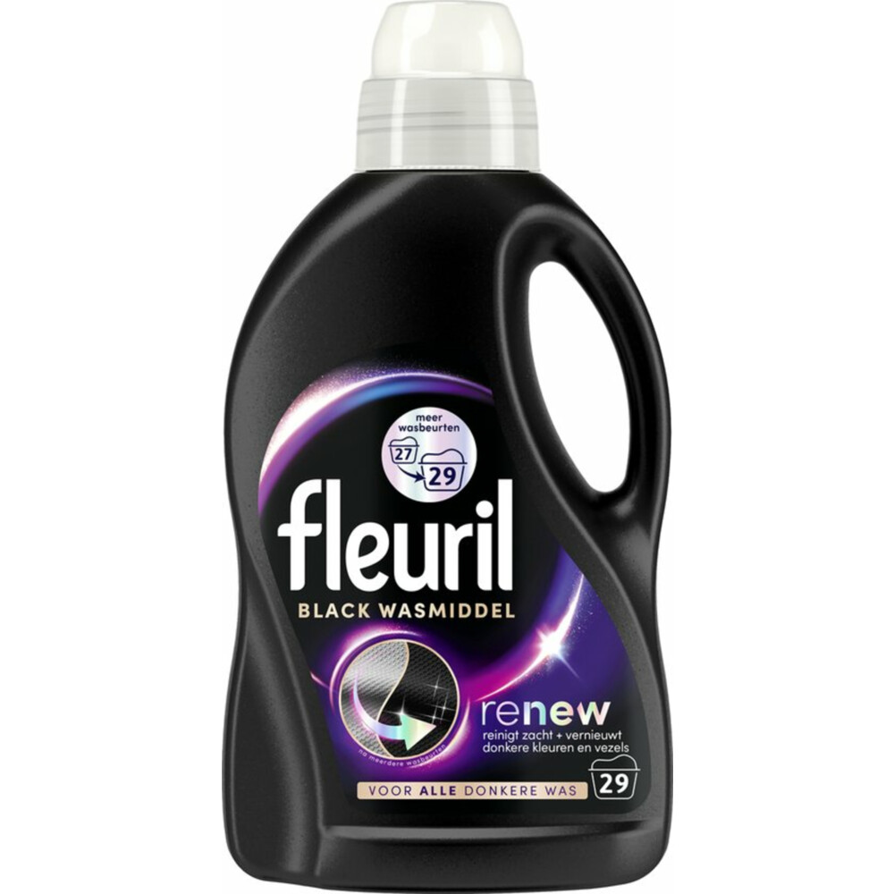 Fleuril Wasmiddel Renew Liquid Black (1305 ml)