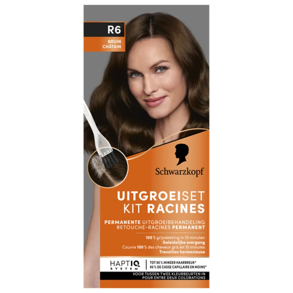 Schwarzkopf Uitgroeiset R6 Bruin (1 st)