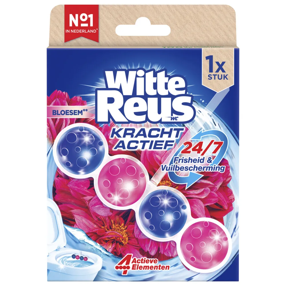 Witte Reus Wc Blok Kracht Actief Bloesem (50 gr)