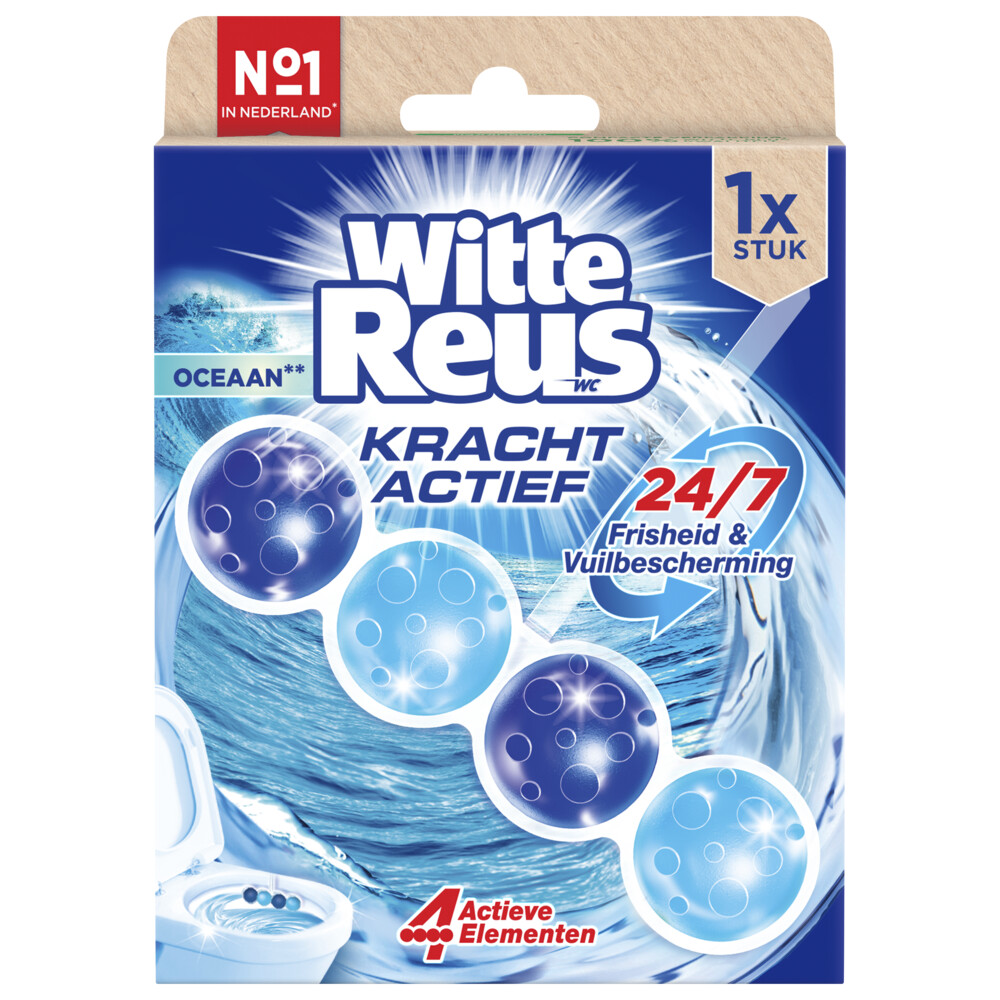 Witte Reus Wc Blok Kracht Actief Oceaan (50 gr)