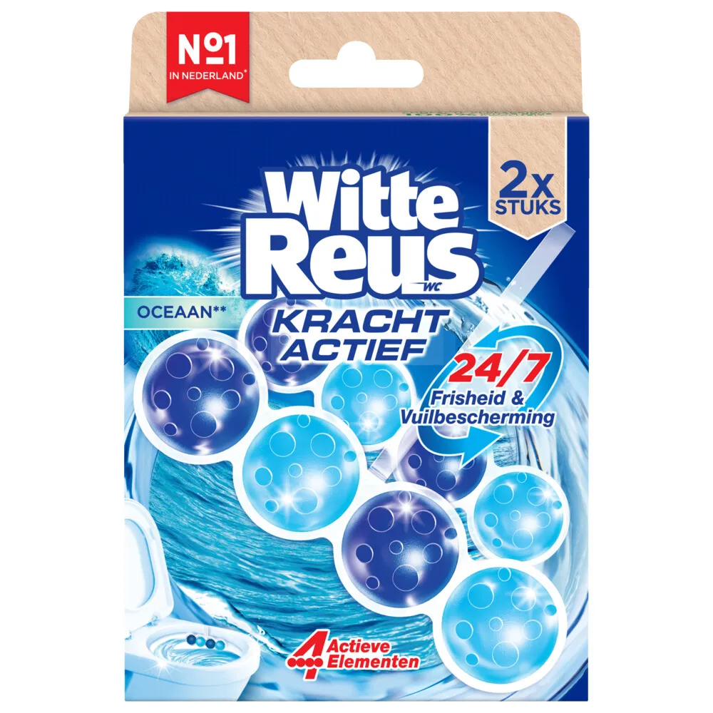 Witte Reus Wc Blok Kracht Actief Oceaan (2 x 50 gr)