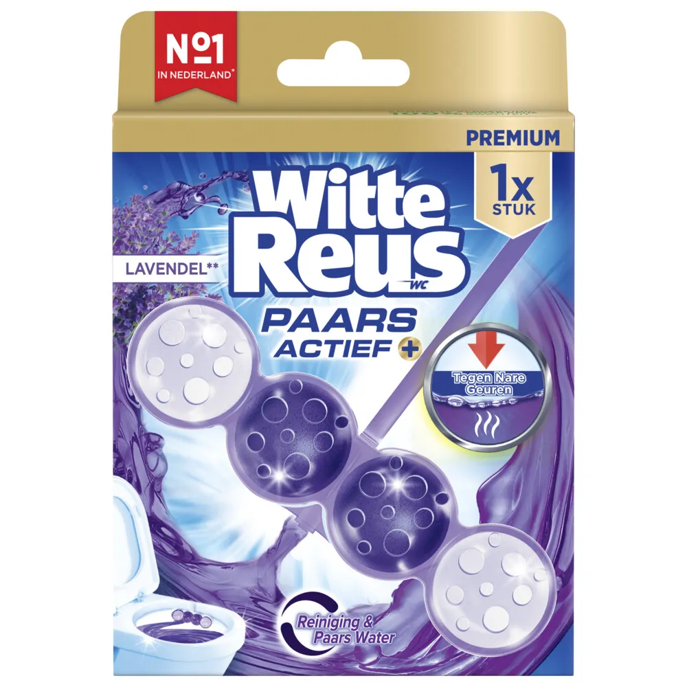 Witte Reus Wc Blok Paars Actief Provence (50 gr)