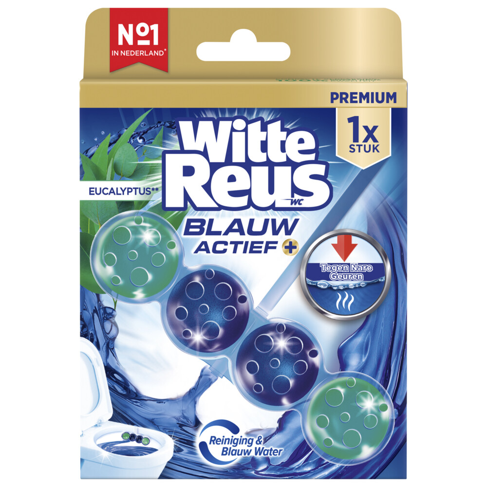 Witte Reus Wc Blok Blauw Actief Eucalyptus (50 gr)