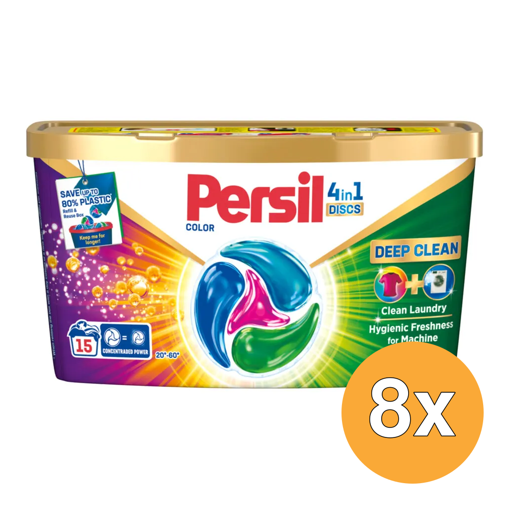 8x Persil Discs Color (15 stuks)